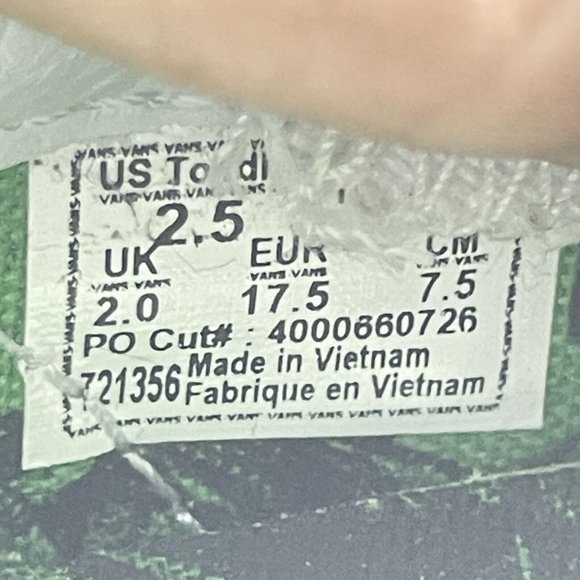 Vans Marvel Incredible Hulk Collab Checkerboard Slip-On Shoes Toddler  Size 2.5 - Picture 6 of 7